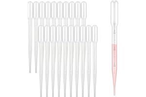 FIDGET PACK 100 Stück Pipette, 3ml Einweg Transferpipette Aus Kunststoff, Messpipette Für Ätherische Öle & Wissenschaftliche Labors Pipetten