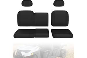 smotrcc Ranger 1000 Seat Covers with Headrest Covers - Waterproof PU Coatin Compatible with Polaris 2018-2025 Ranger XP 1000, Compatible with Polaris 2020-2022 Ranger 1000, UTV Seat Covers