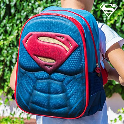 Preisvergleich Produktbild 3D Superman Schulrucksack