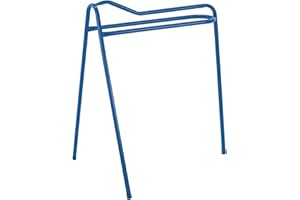 Perry Equestrian Unisex's 539-0000BL No.539 Collapsible/Portable Saddle Stand, Blue, one size