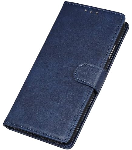 OKZONE Cover Portafoglio Per Xiaomi Redmi Note 8 Pro - Pelle Con Slot Carte E Magnete, Blu