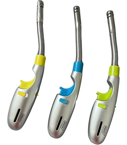 Allume Gaz électronique Rechargeable Avec Col Flexible – Longueur 29 Cm, Flamme Réglable, Niveau De Gaz Visible