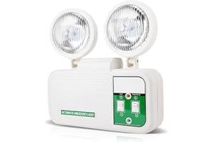 ‎SONEW Hochlicht Feuer Notlicht, Geeignet für Spannung 110-220 V, 3 Stunden Doppelkopf Notlicht in Schulen, Einkaufszentren, Supermärkte
