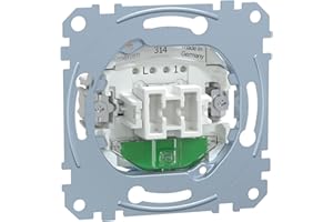 Schneider Electric Merten Ausschalter-, Wechselschalter-, Kontrollschalter-Einsatz, Unterputz, Steckklemmen, Artikelnummer MEG3106-0000