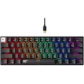 Havit Gamenote KB903L%60 Mekanik Blended Aydınlatma Oyuncu Klavyesi - 61 Tuş (Siyah)