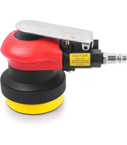 Levigatrice Orbitale Pneumatica - 10000 RPM | Professionale Per Legno E Metallo | 75x100mm