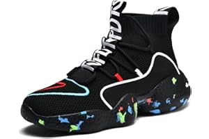 Ucilxi Chaussures de Basket - Ball antidérapantes et résistantes Hautes Chaussures de Sport légères et Confortables