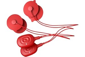 PowerDot 2.0 Duo Red - Dispositivo TENS Intelligente - Elettrostimolatore Muscolare Wireless Controllato con App - Accelera il Recupero, Migliora la Forza, Allevia il Dolore (Rosso)