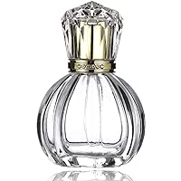 Flacon à Parfum Vintage Rechargeable 100ml - Style Rétro En Verre, Pulvérisateur à Pompe Pour Voyage