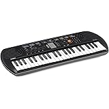 Casio SA-77 Mini Tastiera polifonica ad 8 Voci e 44 tasti, Nero/Grigio