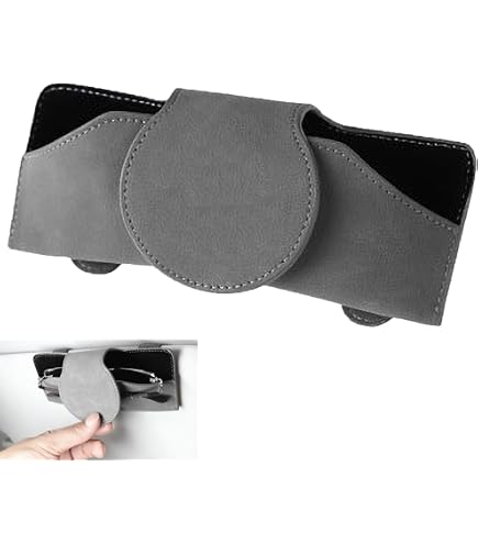 Il Supporto Per Occhiali Da Sole è Adatto Per Parasole Per Auto Clip Magnetica Per Occhiali Da Sole In Pelle E Clip Per Biglietti Accessori Per