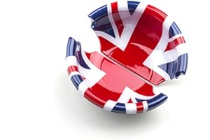 HDX Union Jack UK Flag ABS Abdeckung Aufkleber Cover Cap Trim für Mini Cooper One S JCW F Series Mini Cooper F55 Hardtop F56 Schrägheck F57 Covertible 2016+