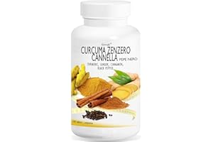 ‎LINE@DIET Kurkuma, Ingwer, Zimt und schwarzer Pfeffer Line@ | 180 Tabletten | Zur Reaktivierung von Stoffwechsel und Verdauung | Gewürze mit magischer Wirkung