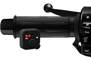 Ultimateaddons Essential Motorcycle Heated Grips With 5 Heat Levels, Setting Memory, and External Control System For 22mm Diameter Handlebars