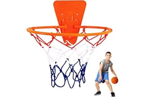 Generic - Panier de basket-ball mural - Taille 7 - Cerceau de basket-ball à suspendre - Convient pour le basket-ball silencieux n°3/5/7