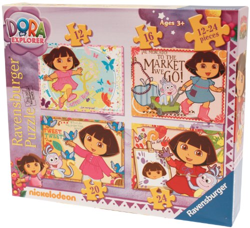 Ravensburger Dora The Explorer 4 In A Box Jigsaw Puzzles