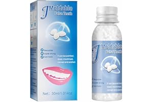 SELCOUTH YYDS Temporary Tooth Repair Kits,Dental Repair Denture Repair Beads for Temporary Fixing Filling Missing Broken Tooth Moldable Fake Teeth