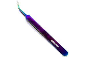 LLBA Lash Tweezer Professional Volume False Lash Application Tool | Multi Shapes & Purposes Tweezers | Non-Slip Grip Tweezers for Volume, Isolation & Classic Lashes (Galaxy, Abracadabra Isolation)