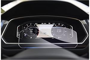 GAFAT Compatibile con VW Tiguan 2 II MK2 GTE Allspace 2019-2022 2023 10,25" Pellicola Protettiva per Digital Cockpit, 10,25 Pollici Digital Cockpit Vetro Temperato Pellicola, 9H Anti-Graffio