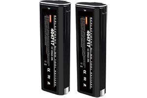 POWTREE 2 Pack 6V 5.0Ah NI-MH Battery Compatible with Paslode 404717 B20544E BCPAS-404717 404400 900400 900420 900600 901000 902000