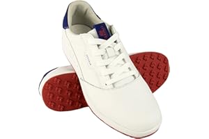 Zerimar Chaussures de Golf pour Hommes | Chaussures de Sport pour Hommes | Chaussures de Sport pour Hommes | Chaussure de Golf en Cuir | Chaussure de Sport |