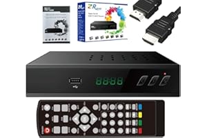 ARINTUL 2024 Decodificador TDT HD Español TDT Decodificador TV DVB-T T2 H265 HEVC FTA Full HD PVR, USB, HDMI, SCART, Sintonizador de TV Digital Terrestre, Receptor Digital de Alta definición Full HD 1080p