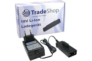 Trade-Shop Ładowarka do akumulatora litowo-jonowego 18 V, stacja ładująca do Gardena 8025-20 Comfort skrzynka ścienna na wąż bęben 35 roll-up Automatic Li, 008A231