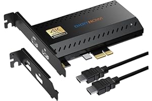 VIXLW Internal Capture Card, PCIe Capture Card, Stream and Record in 4K60 with Ultra-Low Latency, Work with PS4,PS5, Xbox, Nintendo Switch, in OBS, YouTube, for PC Windows
