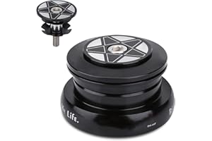 DIOCHE Juego de Dirección de Ciclismo, Auriculares de Rodamiento Externo de Bicicleta para 44mm Straight Tube Frame Bicycle Accessory