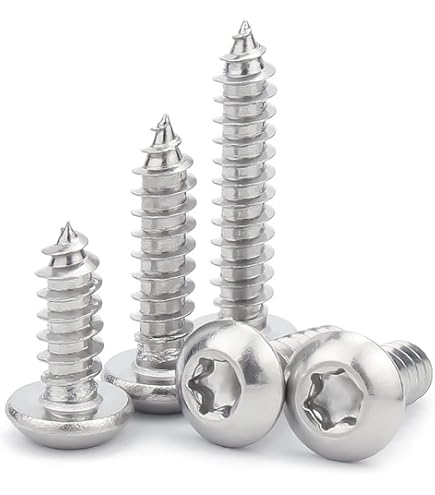Viti Per Legno 3.5x30 Mm Testa Torx - 100 Pezzi, Autofilettanti, Acciaio Zincato - Foto 4
