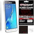 TECHGEAR [3 Pack] Screen Protectors for Galaxy J3 2016 (SM-J320 Series) - Ultra Clear Lcd Screen Protector Guard Covers Compatible with Samsung Galaxy J3 2016 (SM-J320 Series)