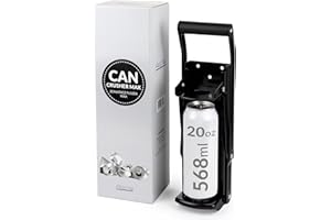 Froster Schiaccialattine MAX, Schiaccia Bottiglie Plastica e Lattine 500 ml, Grandi Lattine di Birra 550 ml o di Soda, Apribottiglie Incorporato, Frantoio per Lattine