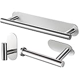 Toallero Baño Sin Taladro, JiGiU 5 Piezas Juego de Accesorios ...