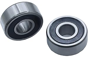 PLENTZOM 2PCS 25-1368 20-1013-2RS Wheel Bearings Compatible with Harley Davidson Road King,Electra Glide Classic,Sportster 883 1200 2000-2007
