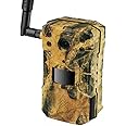 QIWA 4G Trail Camera - High Resolution 2K Video, 14MP Images, No Glow Night Vision,Waterproof, Remote APP Access for Wildlife Monitoring, Home Security, Farm Outdoor Surveillance Wireless CCTV