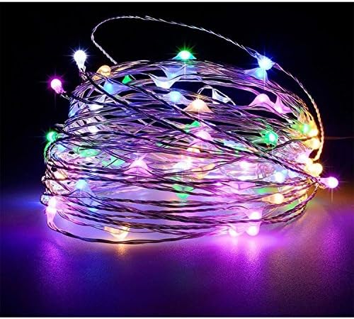 Evigreen Colorful LED Battery Operated Waterproof Copper Wire Fairy String Lights (Remote , 39.37FT/120LEDs)