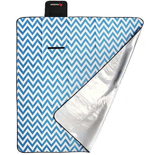 Meteor Large, Extra Large & XX Large Picknickdecke wasserdichte sanddichte Fleece Picknickdecken Campingdecken Stranddecke - 3