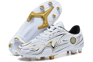 Mateju Chaussures de Football Enfant Crampons Garçon Homme Chaussure de Foot Spike Chaussures de Sport pour Extérieur Intérieur Athlétisme Entraînement Sports