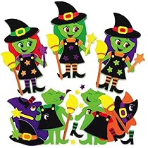 Baker Ross AX242 Kit Lanterne Effetto Vetro Colorato Halloween - Confezione Da 4, Per Bambini Da Decorare E Mostrare Durante La Stagione Di Dolcetto O Scherzetto
