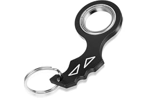 Tyqour Schlüsselanhänger Spinner Keyring Tragbar Finger Spinner Schlüsselanhänger Ring Spielzeug für Fingertraining,Weihnachtsgeschenke Kleinigkeiten,Kinder Erwachsene Angstlinderung Schlüssel-Spinner