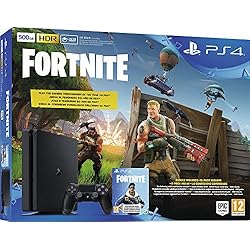 PS4 500 Go F Noir avec Fortnite (Voucher)