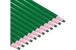 PATIKIL Peel-Off China Markers, 36 Pack Grease Wax Pencils Wood for Glass Garments Drawing Film Paper Vinyl Metal, Green