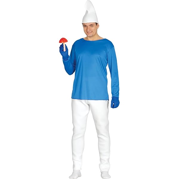 Funidelia | Déguisement de Schtroumpf pour bébé The Smurfs, Dessins Animés, Petit Nain - Déguisement pour bébé et accessoires pour Halloween, carnaval Funidelia | Déguisement de Schtroumpf pour bébé The Smurfs, Dessins Animés, Petit Nain - Déguisement pour bébé et accessoires pour Halloween, carnaval