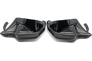 VERDDE Paramani in Carbonio Scudo Protezione della Mano Parabrezza per BMW R 1250 GS R1250GS Adventure 2019 2020 2021 2022 2023 (Color : Carbon-Black)