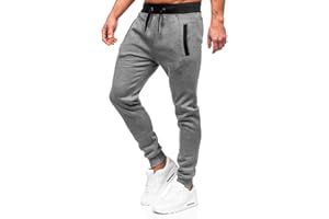 BOLF Herren Jogginghose Sporthose Trainingshose Jogger Sweathose Fitnesshose Jogpants Fußballhose Sweatpants Beinabschluss Pants Baumwolle Slim Fit [6F6]