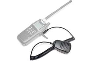 HYS Micrófono de mano compatible con emisoras de radio President Randy III CB | Micrófono de altavoz apto para radios Randy 3 | con botón PTT