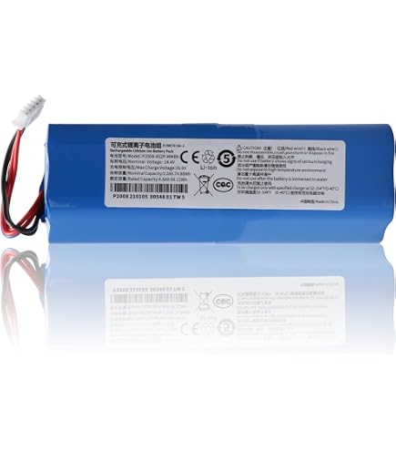 Batterie Pour Aspirateur Rowenta Batterie Compatible Aspirateur Rowenta X-plorer 75/75S/95 - ANTIIE 14.4V 2800mAh - Remplace SS-2230002528, SS-2230002529 - Facile à Installer