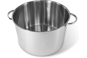 Moneta Allegro Pentola 24 cm in Acciaio Inox per tutti i Fuochi 7.5 Litri