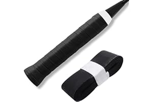GZQINGYONG 1 Pezzi Nastro Racchetta Tennis,Nastro Manico Racchetta Tennis Grip Beach Tennis Grip Racchetta Padel Overgrip,Grip Racchetta Anti Scivolo Assorbente per Racchetta,Tennis,Badminton,Squash-Nero