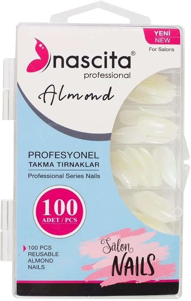 Nascita 100'lü Kutulu Almond Takma Tırnak